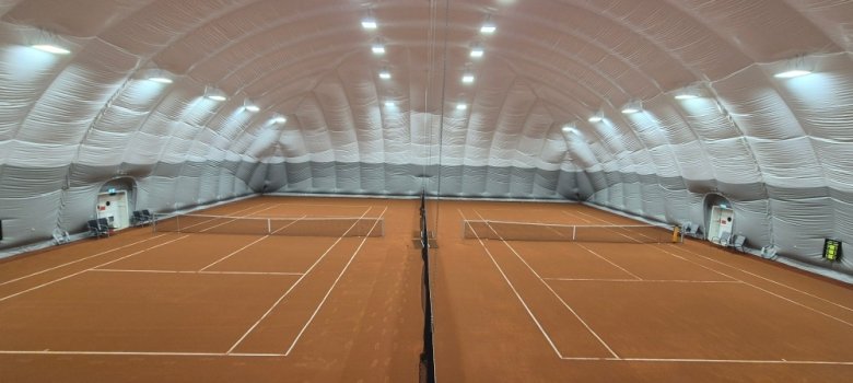 Foto Tennishalle Innen